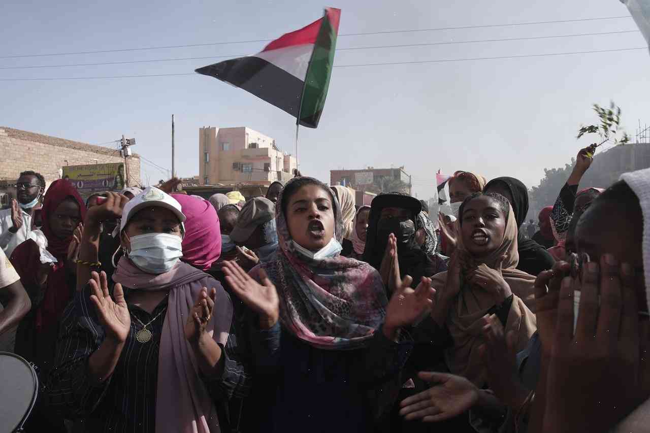 Human rights monitors say at least two people dead in protests in Sudan